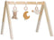 Little Dutch Newborn - Babygym - Houten speelboog met 3 speeltjes - Hout naturel