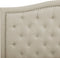 AUREL - Tweepersoonsbed - Beige - 160 x 200 cm - Polyester
