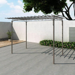 vidaXL-Stalen-rozenboog-215-cm