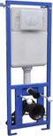 vidaXL - Hangend - toilet - randloos - met - verborgen - stortbak - keramiek - wit