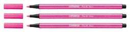 STABILO - Viltstift pen 68/056 m neon roze | 10 stuks