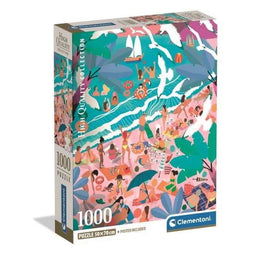 CLEMENTONI - Compact 1000 stukjes - Zondag aan het strand