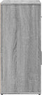 vidaXL - Dressoir - 60x31x70 - cm - bewerkt - hout - grijs - sonoma