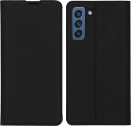 iMoshion Hoesje Geschikt voor Samsung Galaxy S21 FE Hoesje Met Pasjeshouder - iMoshion Slim Folio Bookcase - Zwart