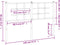 vidaXL - Hoofdbord - 140 - cm - metaal - zwart