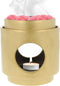 Scentchips® Dome L - Waxbrander - Geurbrander - Amberblokjes Brander - Oliebrander - Wax Melts Brander - Aromabrander - Ook Geschikt Voor Essentiële Oliën - Geurolie - Waxmelts - Goud