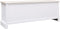 vidaXL - Tv-meubel - 108x30x40 - cm - massief - paulowniahout - wit - en - lichtbruin