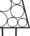 vidaXL - Kerstdecoratie - kerstboom - 125 - cm - metaal - zwart