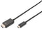 Assmann AK-300330-050-S - USB-C naar HDMI Adapterkabel - 4K/60 Hz - Zwart - 5,0 m