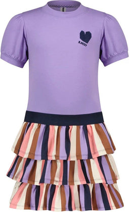 B. Nosy Y302-5821 - Meisjes Jurk - Pofmouwen - Maat 158/164
