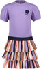 B. Nosy Y302-5821 - Meisjes Jurk - Pofmouwen - Maat 158/164