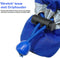 Hondenschoenen - Gripzolen - Elastische Sluiting - Spatbestendig - Blauw - M - (4 st.)