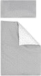 Interbaby Dekbedovertrek Sterren 60 X 120 Cm Katoen Grijs