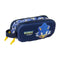 Pennenetui met 2 vakken Sonic City Blauw 21 x 8 x 6 cm 3D