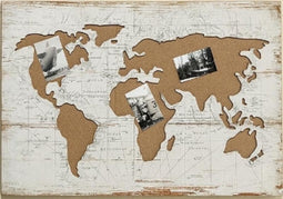 Memobord wereld 110 cm