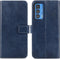 iMoshion Hoesje Geschikt voor Motorola Edge 20 Pro Hoesje Met Pasjeshouder - iMoshion Luxe Bookcase - Donkerblauw
