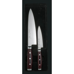 Yaxell Super Gou Messenset - Giftset - 2-delig - Koksmes 20 cm & Universeelmes 12 cm - 161 Lagen...