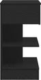 vidaXL - Nachtkastje - 2 - stuks - Zwart - Eiken - 40x35x65 - cm - Engineered - Wood