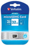 Verbatim Micro SDHC 32GB - microSDHC - Class 10 - 10MB/s lezen/schrijven
