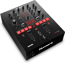 Numark Scratch - Tweekanaals DJ Scratch Mixer voor Serato DJ Pro - InnoFader Crossfader DVS-licentie 24-Bit Geluidskwaliteit