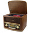 Soundmaster NR961 - Nostalgische radio met CD-speler - Bluetooth en USB - Houtkleur