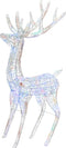 vidaXL - Kerstdecoratie - rendier - 250 - LED's - meerkleurig - 180 - cm - acryl