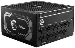 MSI MAG A1250GL - Voeding - 1250W 80 Plus Gold - Zwart