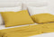 Zohome Kussensloop Satinado - Kussenhoes van 50x50 cm - Set van 2 stuks - 100% Katoen-Satijn - Grijs