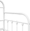 vidaXL - Ligbedframe - Wit - 80x200 - cm - Staal
