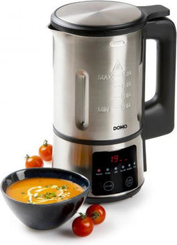 DOMO DO727BL - Soepmaker - 1,2L - 6 programma’s - RVS - Zwart