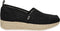 Skechers BOBS Highlights 2.0 - Homestreets Dames Espadrilles - Sleehak - Black - Maat 40