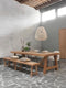 DTP Home Bench Monastery,47x250x35 cm, 5 cm top with envelope, recycled teakwood