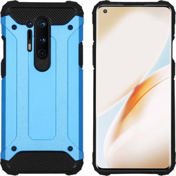 iMoshion Hoesje Geschikt voor OnePlus 8 Pro Hoesje - iMoshion Rugged Xtreme Backcover - Lichtblauw