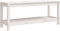 vidaXL - Tuinbank - 108x35x45 - cm - massief - grenenhout - wit