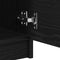 vidaXL - TV-kast - Zwart - Eiken - 80x35x36,5 - cm - Geengineerd - Hout