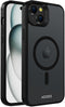 Accezz Rugged Frosted Backcover - MagSafe - Schokabsorberend - Zwart (iPhone 15 Plus)