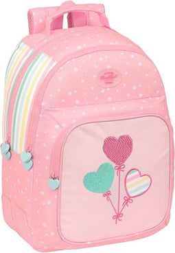 Schoolrugzak BlackFit8 Globitos Roze 32 x 42 x 15 cm