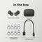 Sony LinkBuds (WF-L900) - Draadloze oordopjes - IPX4 waterbestendig - Grijs/Zwart