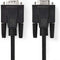 Nedis VGA-Kabel - VGA Male naar VGA Female 15p - Vernikkeld - 5 m - Zwart