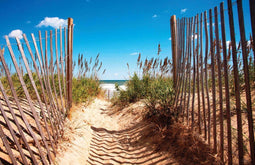 Customize it - Tuindoek strand idylle 210x140cm