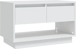 vidaXL - Tv-meubel - 40x41x44 - cm - bewerkt - hout - wit