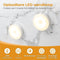 Nuvance Draadloze LED-lamp - Warm Wit Licht - Magnetisch - Dag en Nacht Sensor - USB (2 stuks)