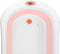 Springos Opvouwbaar Baby Bad - Draagbaar - Thermometer - Wit - Roze - 79 x 49 x 22 cm