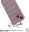 iMoshion Hoesje Geschikt voor iPhone 14 Hoesje Siliconen - iMoshion EasyGrip Backcover - Paars