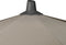 Platinum Sun & Shade - Middenstokparasol - Riva - Ø300cm - Taupe - Kantelbaar - Easy-up draaisysteem - 96% UV protectie
