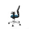 Piqueras y Crespo 2D086N0 - Gaming stoel - Hoogteverstelbaar met armleuning - Grijs Groene benzine