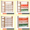 WonderMind Montessori Speelgoedkast - Massief 100% Hout - 9 Opslagbakken & Boekenplanken - W116 × H112 × D30cm
