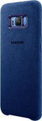 Samsung Galaxy S8+ - Alcantara Cover - Schokbestendig - Blauw