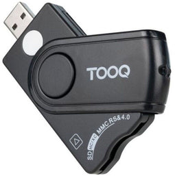 TooQ TQR-3012B - Smartcardreader - USB 2.0 - Zwart