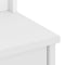 vidaXL - Halboom - SANDENS - wit - 45x40x159,5 - cm - massief - grenenhout